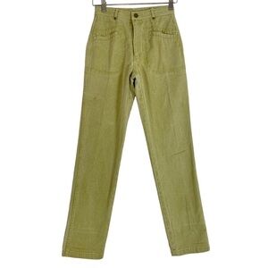 Vintage Sergio Valente High Waist Straight Leg Jeans Size Small Green